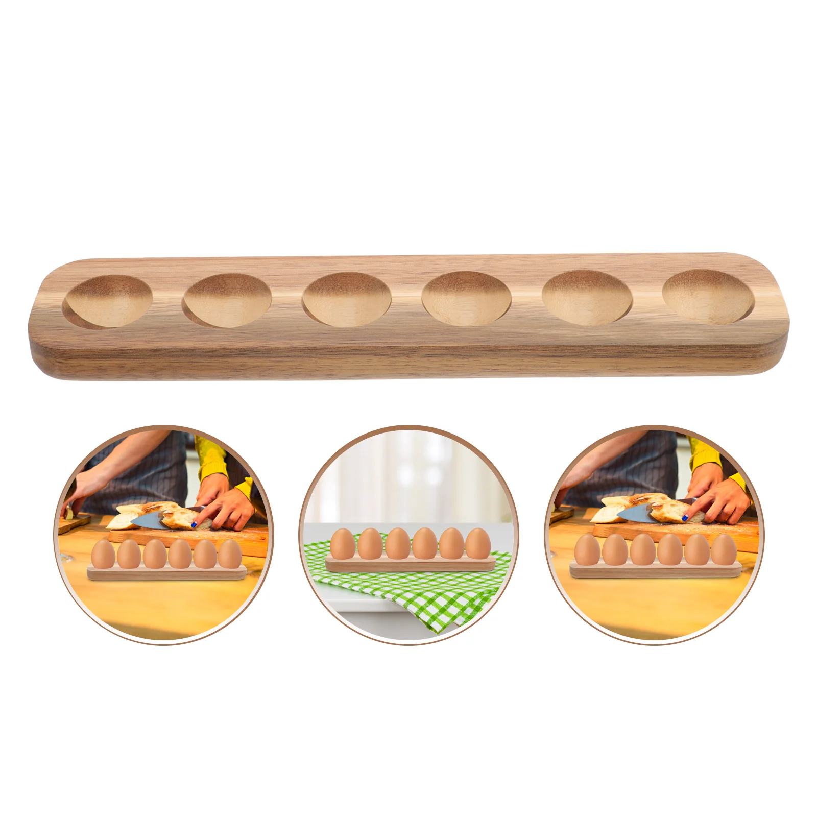 Egg Plate Wooden Tray Trays for Deviled Eggs Portable Acacia Top Storage Holder
Egg Plate Wooden Tray Trays for Deviled Eggs Portable Acacia Top Storage Holder