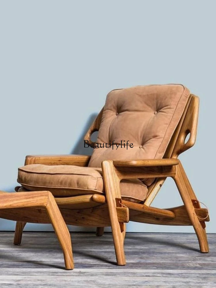 Mid-Ancient Retro Solid Wood Leisure Couch Home B & B Balcony Lazy Leisure Chair
Mid-Ancient Retro Solid Wood Leisure Couch Home B & B Balcony Lazy Leisure Chair