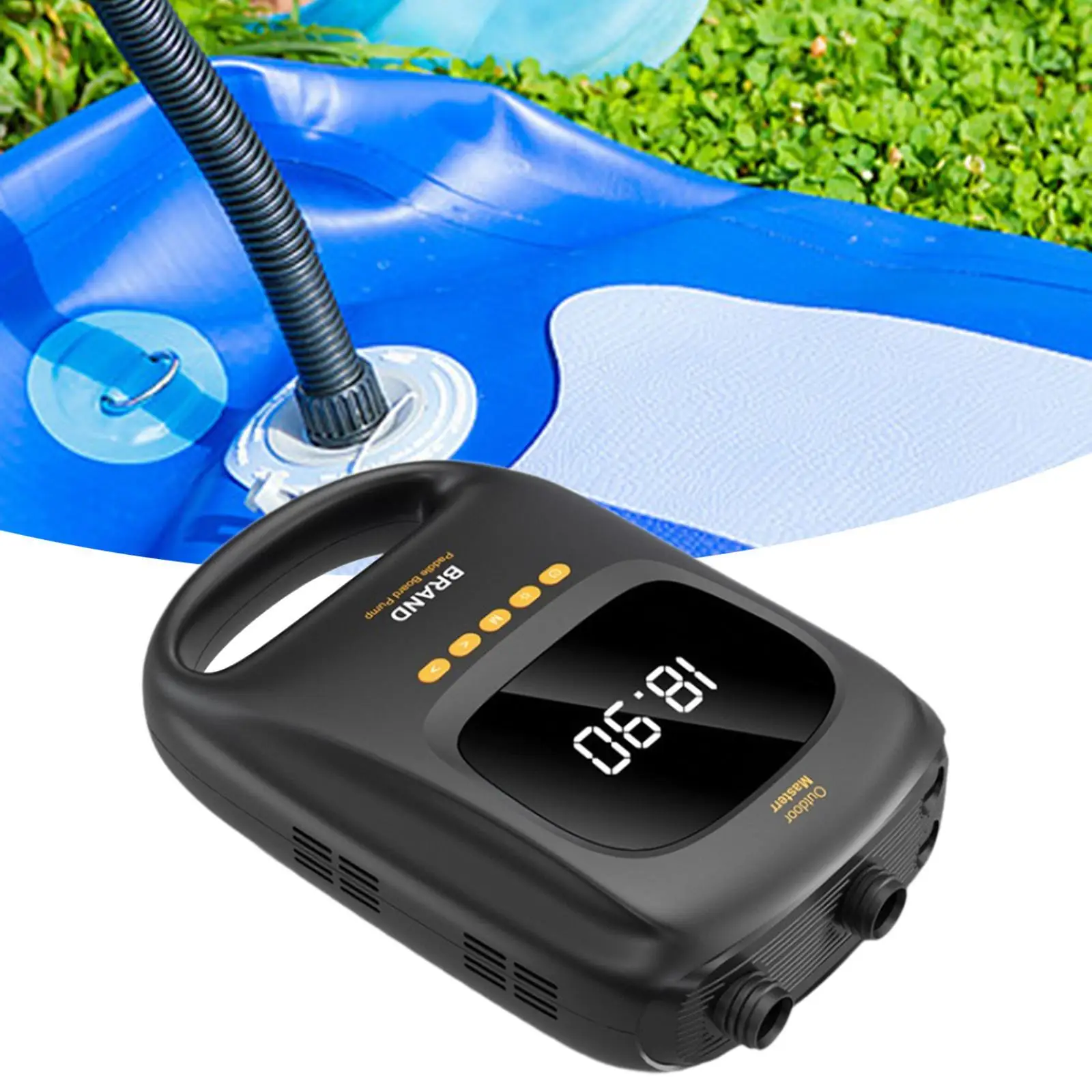 Paddle Board Pump Electric Air Pump Two Stage Inflation 20PSI High Pressure Auto Off for Yoga Ball Water Toy Air Mattress
Paddle Board Pump Electric Air Pump Two Stage Inflation 20PSI High Pressure Auto Off for Yoga Ball Water Toy Air Mattress