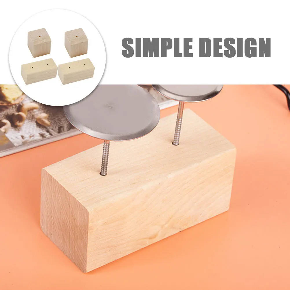 4Pcs Icing Flowers Nail Stand Stable Wood Material Smooth Hand Feeling Comfortable Use Baking Flower Placement Table
4Pcs Icing Flowers Nail Stand Stable Wood Material Smooth Hand Feeling Comfortable Use Baking Flower Placement Table