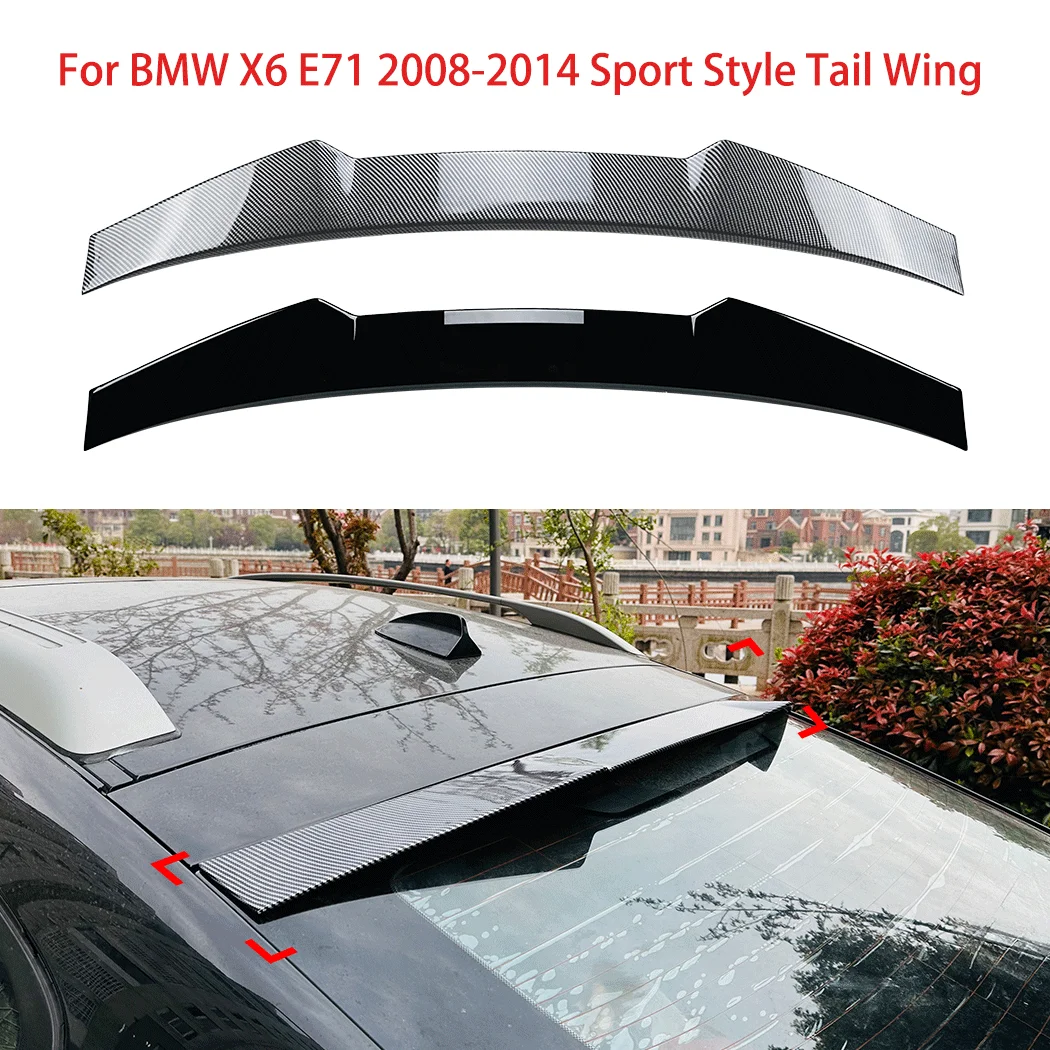 For BMW X6 E71 2008-2014 Sport Style Tail Wing Auto Rear Roof Lip Spoiler Fixed Wind Wing Body Exterior Guard Trim Accessories
For BMW X6 E71 2008-2014 Sport Style Tail Wing Auto Rear Roof Lip Spoiler Fixed Wind Wing Body Exterior Guard Trim Accessories