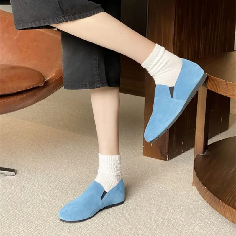 Women's Flat Shoes 2025 New Style Sports Shoes Women's Leather Casual Loafers Women Work Shoes Comfortable for Work Flats
Women's Flat Shoes 2025 New Style Sports Shoes Women's Leather Casual Loafers Women Work Shoes Comfortable for Work Flats