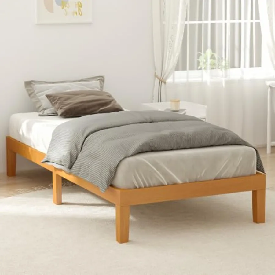 Twin Bed Frame Solid en Bed Base with Slat Support Sturdy Stylish and Noise-Free Design No Box Spring Needed Easy Assembly 12 i
Twin Bed Frame Solid en Bed Base with Slat Support Sturdy Stylish and Noise-Free Design No Box Spring Needed Easy Assembly 12 i