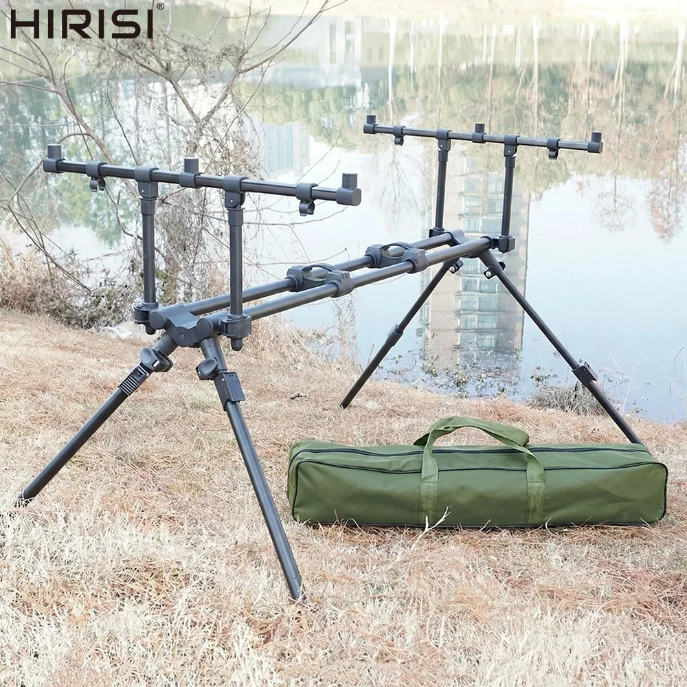 Набор для карповой рыбалки Hirisi RP130: подставка для 3 удилищ с регулируемыми стойками и держателями, аксессуары для рыбалки
Набор для карповой рыбалки Hirisi RP130: подставка для 3 удилищ с регулируемыми стойками и держателями, аксессуары для рыбалки