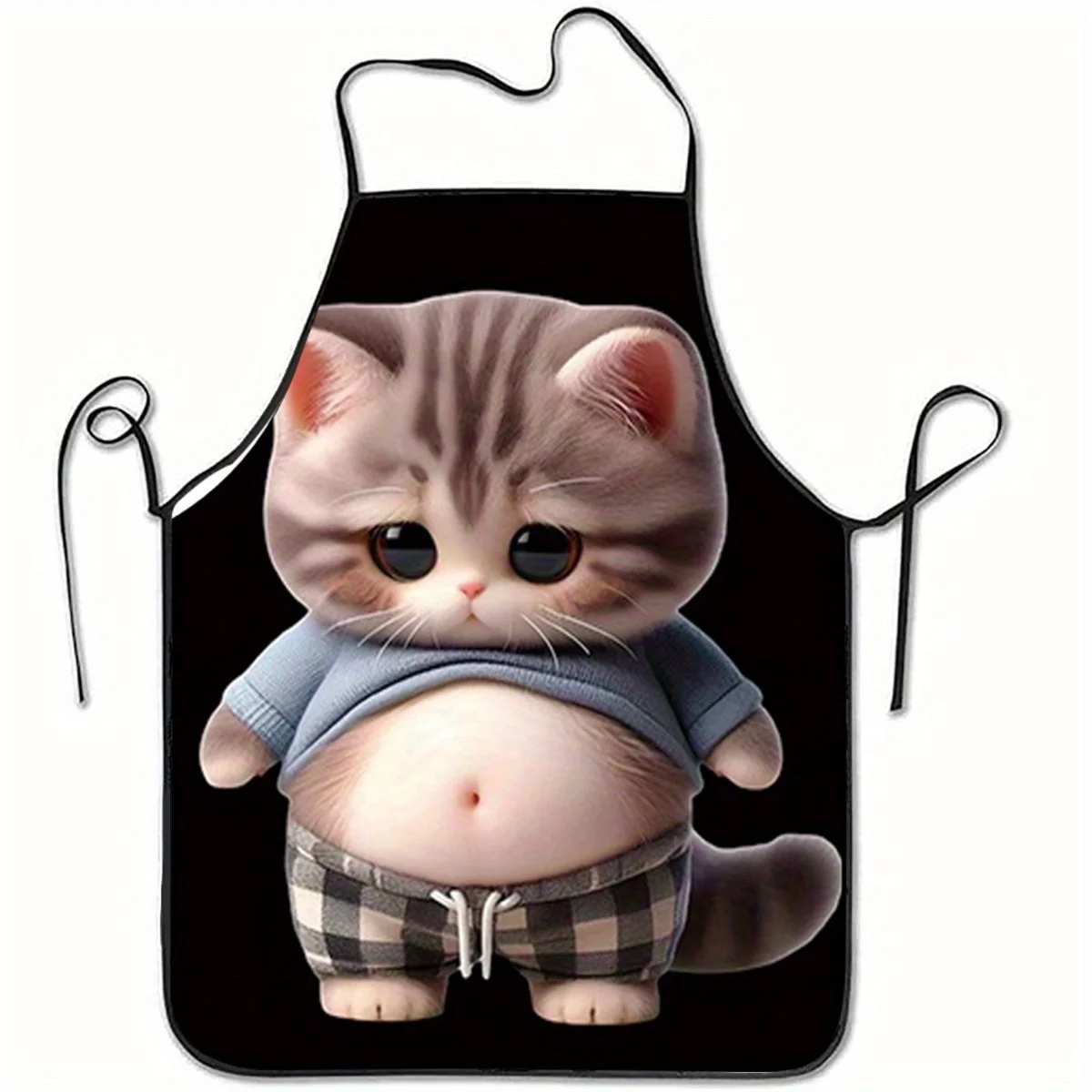 Cute Cat Apron Gray and White Kitty Design with Tie Strings Durable Polyester Cooking Baking Apron for Women/Men Aprons
Cute Cat Apron Gray and White Kitty Design with Tie Strings Durable Polyester Cooking Baking Apron for Women/Men Aprons