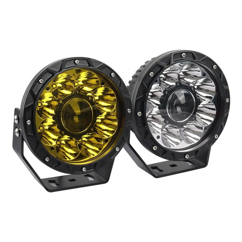 2023 New High Power 7'' 60W White Amber Yellow LED Work Light 6300LM Laser LED Driving Spot Light
2023 New High Power 7'' 60W White Amber Yellow LED Work Light 6300LM Laser LED Driving Spot Light