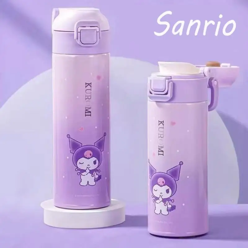 MINISO Sanrio 500ML Kulomi stainless steel thermos cups portable cute water cup outdoor high appearance level
MINISO Sanrio 500ML Kulomi stainless steel thermos cups portable cute water cup outdoor high appearance level