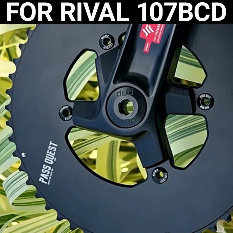 PASS QUEST 107BCD Chain Ring 4 Holes For Sram Rival 46 33 48 35 2x Double Chainring AXS 12s 107 BCD Plato
PASS QUEST 107BCD Chain Ring 4 Holes For Sram Rival 46 33 48 35 2x Double Chainring AXS 12s 107 BCD Plato