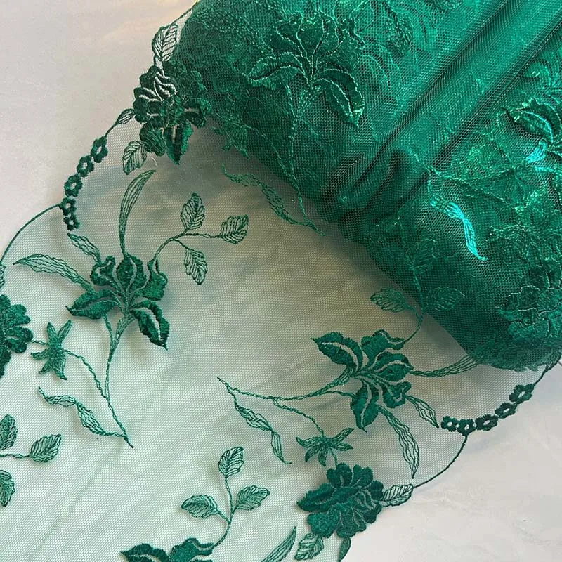15Yards Shimmer Green Embroidery Lace Trim DIY Craft Sewing Supplies Skirt Hem Decoration Accessories Wedding Lace
15Yards Shimmer Green Embroidery Lace Trim DIY Craft Sewing Supplies Skirt Hem Decoration Accessories Wedding Lace