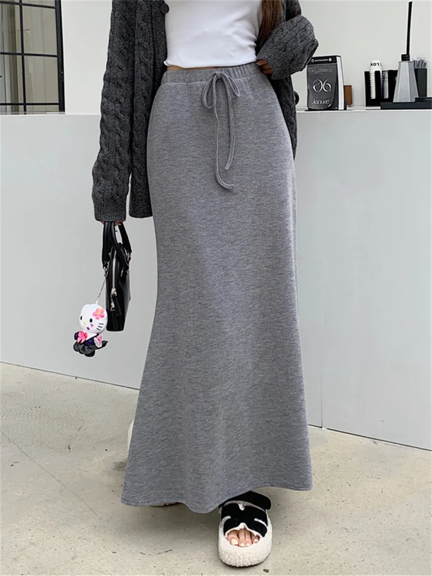 Alien Kitty 2024 New Slim Mermaid Maxi Skirts Women Chic Daily All Match OL Casual Spring Fashion High Waist Loose Knitted
Alien Kitty 2024 New Slim Mermaid Maxi Skirts Women Chic Daily All Match OL Casual Spring Fashion High Waist Loose Knitted
