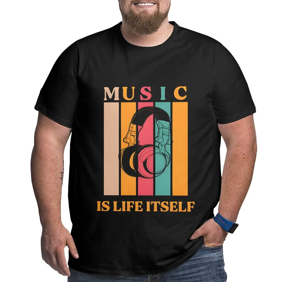 Music Festival Novelty T-shirts for Big and Tall Man Plus Size T Shirts Cotton Classic Short Sleeve Top Tees 1X-6X
Music Festival Novelty T-shirts for Big and Tall Man Plus Size T Shirts Cotton Classic Short Sleeve Top Tees 1X-6X