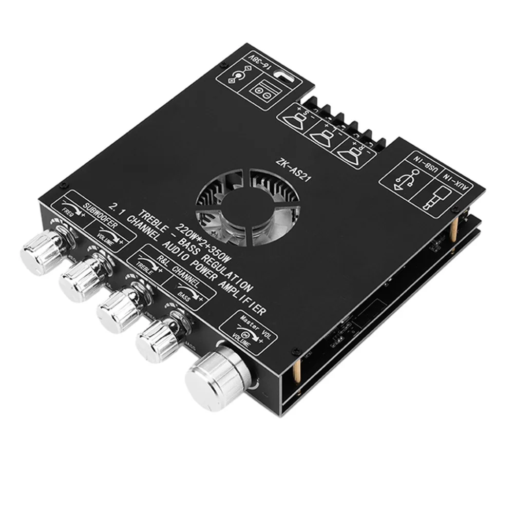 ZK-AS21 2.1-channel TPA3255 Compatible-Bluetooth Digital Enlarge Module Six Low-noise 5532 Preamplifiers Audio Enlarge Module
ZK-AS21 2.1-channel TPA3255 Compatible-Bluetooth Digital Enlarge Module Six Low-noise 5532 Preamplifiers Audio Enlarge Module