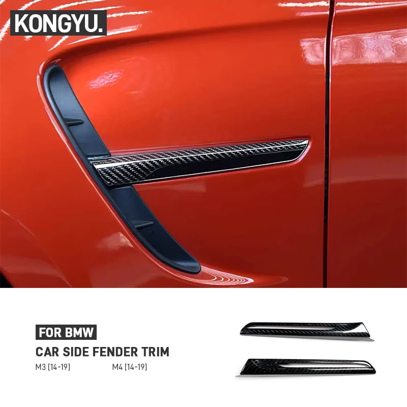 For BMW M3 M4 F80 F82 F83 2014-2019 Real Carbon Fiber Car Door Side Fender Fin Vent Splitter Trim Cover Decoration Accessories
For BMW M3 M4 F80 F82 F83 2014-2019 Real Carbon Fiber Car Door Side Fender Fin Vent Splitter Trim Cover Decoration Accessories