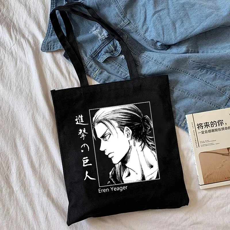 attack on titan Shopping Bag Graphic Tote Harajuku shingeki No Kyojin Shopper Bag Women Canvas Shoulder Bag Eco Large-capacity
attack on titan Shopping Bag Graphic Tote Harajuku shingeki No Kyojin Shopper Bag Women Canvas Shoulder Bag Eco Large-capacity