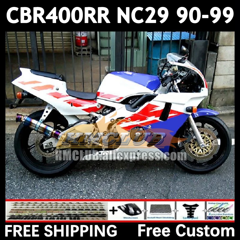 Stock Blue OEM Bodys For HONDA CBR400 CBR 400 RR 400RR 1990 1991 1992 1993 1994 105No.0 CBR400RR NC29 95 96 97 98 99 Fairing
Stock Blue OEM Bodys For HONDA CBR400 CBR 400 RR 400RR 1990 1991 1992 1993 1994 105No.0 CBR400RR NC29 95 96 97 98 99 Fairing