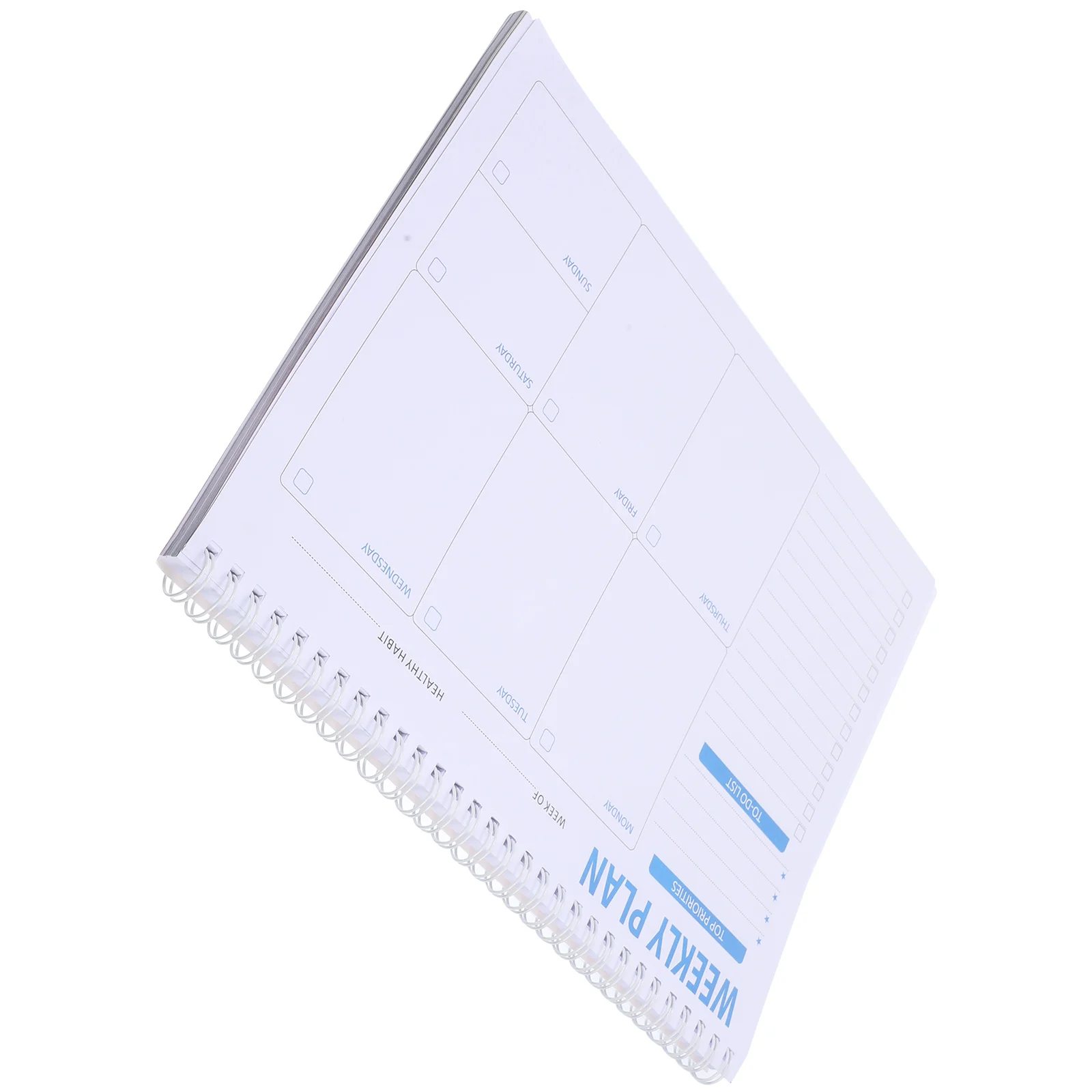 Hourly Schedules Plan Coil Book Notebooks Portable Blank Planning Notepad Metal Paper Student
Hourly Schedules Plan Coil Book Notebooks Portable Blank Planning Notepad Metal Paper Student