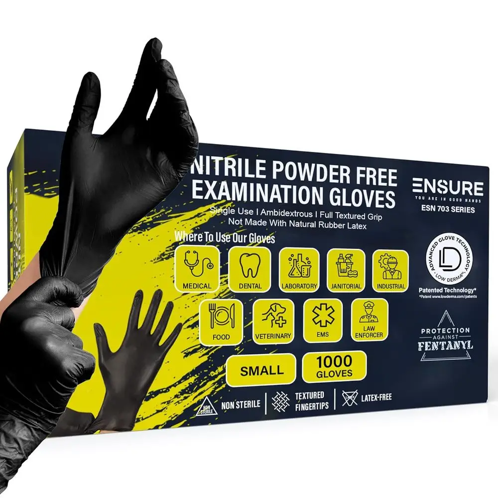 7 Mil Thick Nitrile Gloves, Low Dermatitis Risk, Heavy Duty, Puncture & Chemical Resistant, Disposable, Latex-Free, Ideal for Au
7 Mil Thick Nitrile Gloves, Low Dermatitis Risk, Heavy Duty, Puncture & Chemical Resistant, Disposable, Latex-Free, Ideal for Au