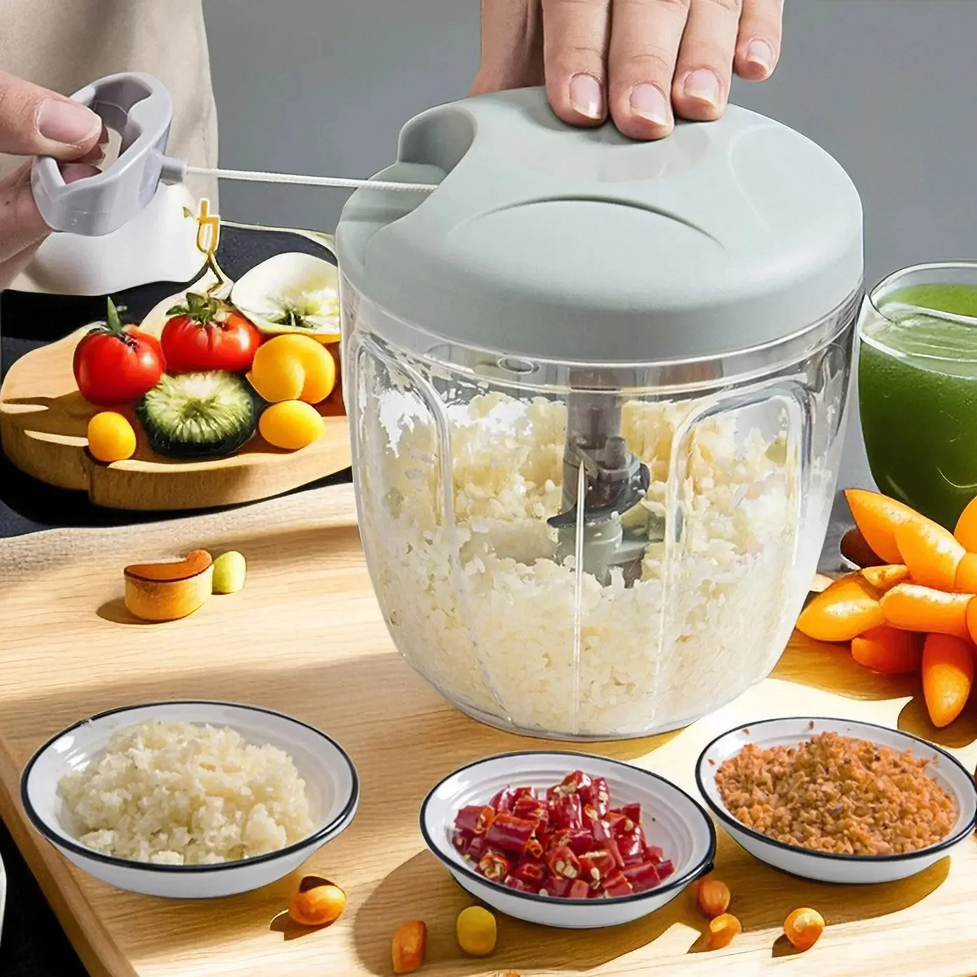 Home Kitchen Manual Ginger Grinder Garlic Mud Splasher Multifunctional Vegetable Cutter Handheld Meat Grinder Modern Minimalist
Home Kitchen Manual Ginger Grinder Garlic Mud Splasher Multifunctional Vegetable Cutter Handheld Meat Grinder Modern Minimalist