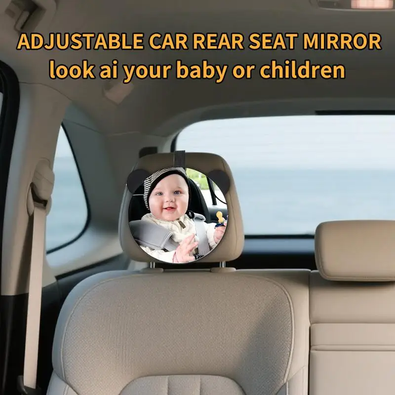 Car Seat Mirror Carseat Mirrors Rear Facing Car Accessories Adjustable Bear Ears Rearview Monitor Clear Wide View Travel
Car Seat Mirror Carseat Mirrors Rear Facing Car Accessories Adjustable Bear Ears Rearview Monitor Clear Wide View Travel