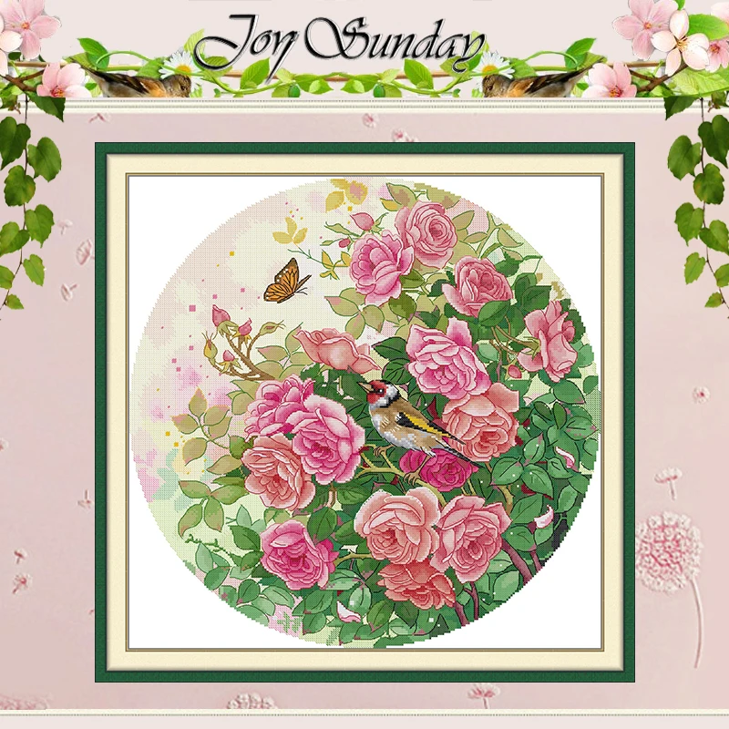 Roses and Birds Patterns Counted Cross Stitch Set DIY 11CT 14CT 16CT HD Stamped DMC Cross-stitch Kit Embroidery Needlework Gifts
Roses and Birds Patterns Counted Cross Stitch Set DIY 11CT 14CT 16CT HD Stamped DMC Cross-stitch Kit Embroidery Needlework Gifts