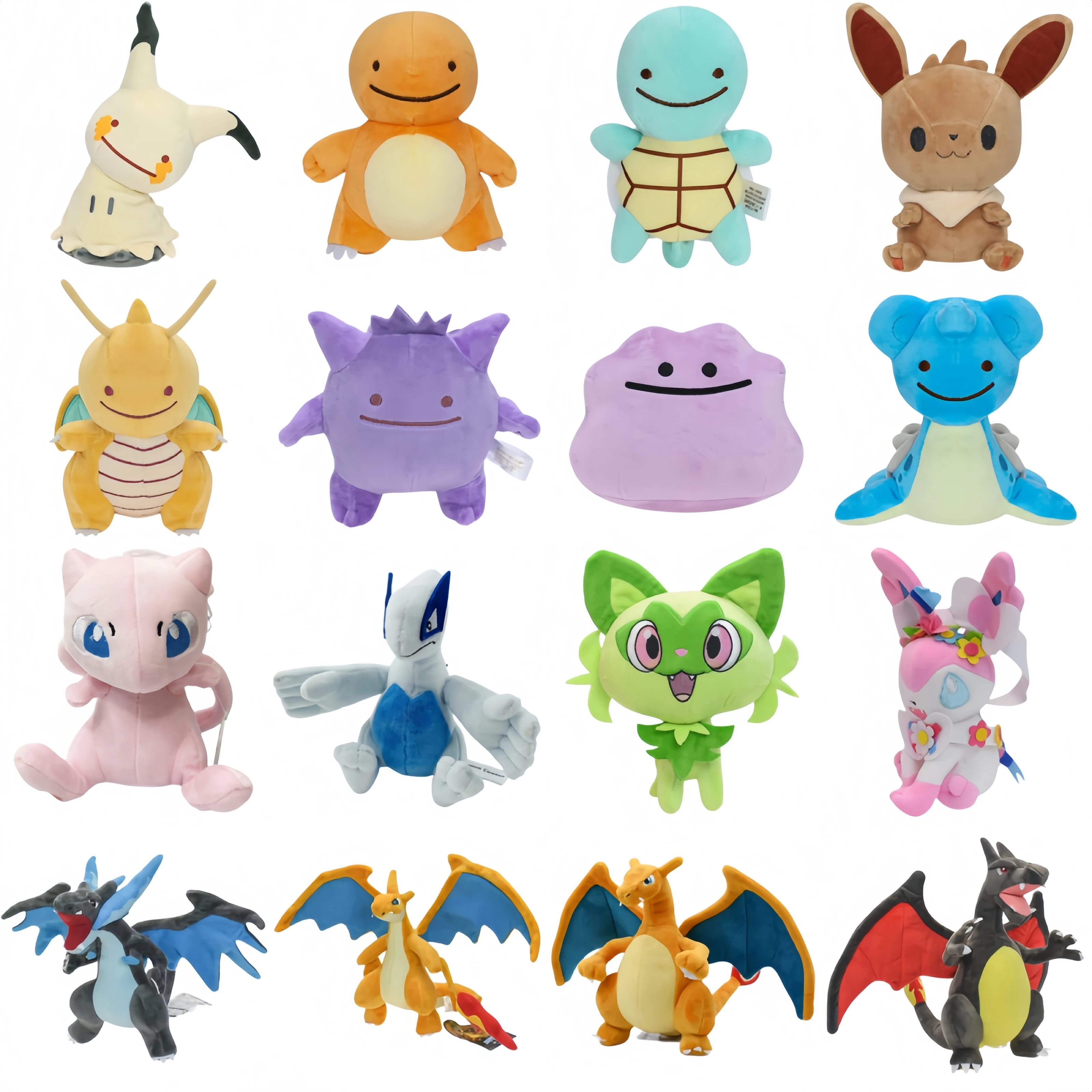 Pokemon Mimikyu Gengar Charmander Dragonite Lapras Plush Toys Lugia Wooper Sprigatito Mew Charizard Sylveon Stuffed Peluche Doll
Pokemon Mimikyu Gengar Charmander Dragonite Lapras Plush Toys Lugia Wooper Sprigatito Mew Charizard Sylveon Stuffed Peluche Doll