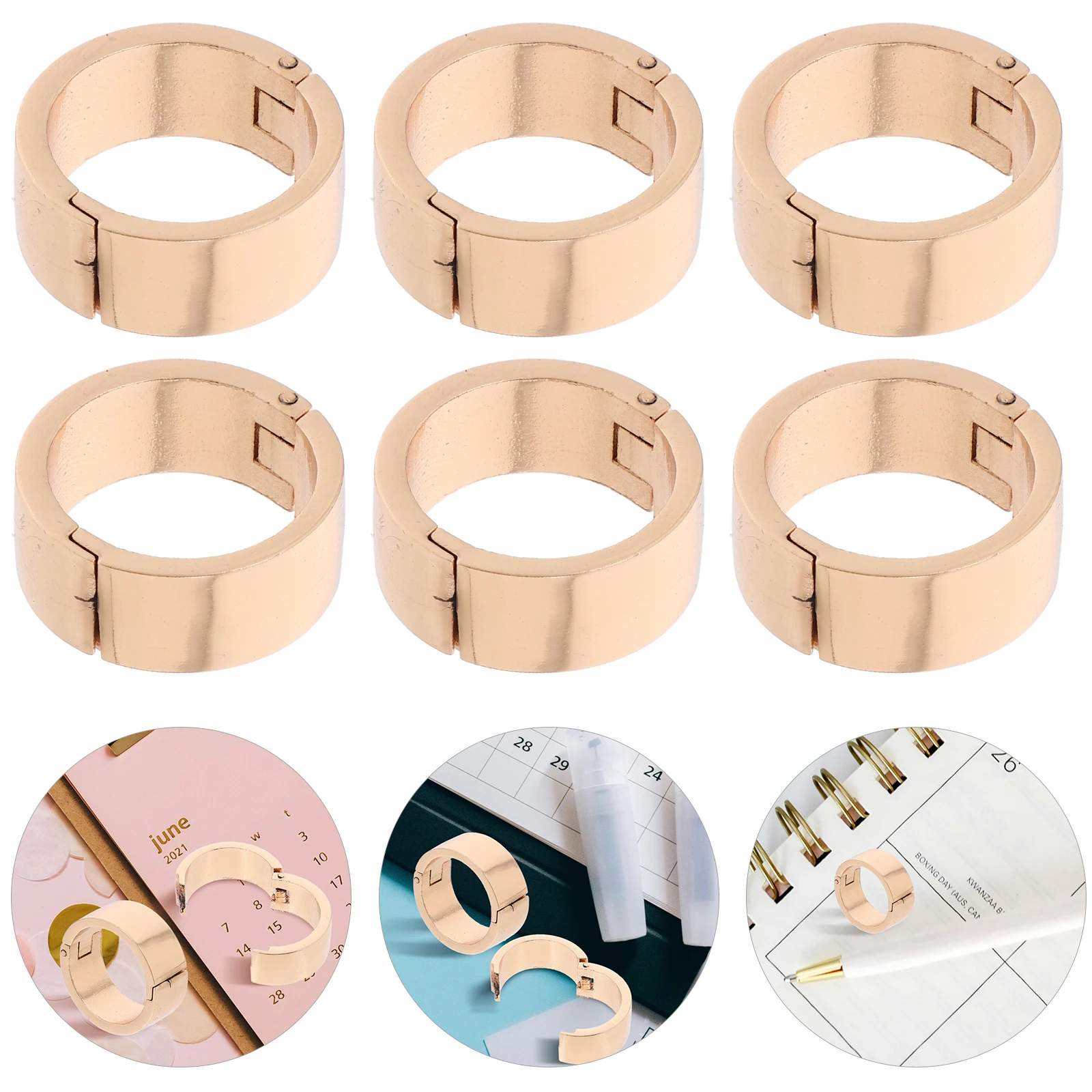10Pcs Zinc Alloy Calendar Ring Clips Openable Loose Leaf Binder Rings Small Rings for Index Cards Paper Binding Crafts
10Pcs Zinc Alloy Calendar Ring Clips Openable Loose Leaf Binder Rings Small Rings for Index Cards Paper Binding Crafts