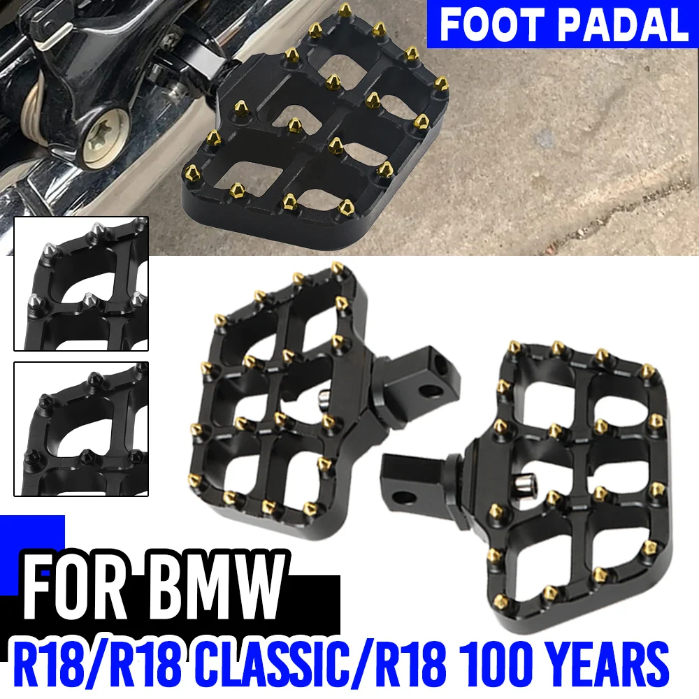 For r18 R18 Classic R 18 100 Years Motorcycle Footrests Foot Pegs Front Wide Foot Rest Pedals Motor Bike Footrest Driver Footpeg
For r18 R18 Classic R 18 100 Years Motorcycle Footrests Foot Pegs Front Wide Foot Rest Pedals Motor Bike Footrest Driver Footpeg