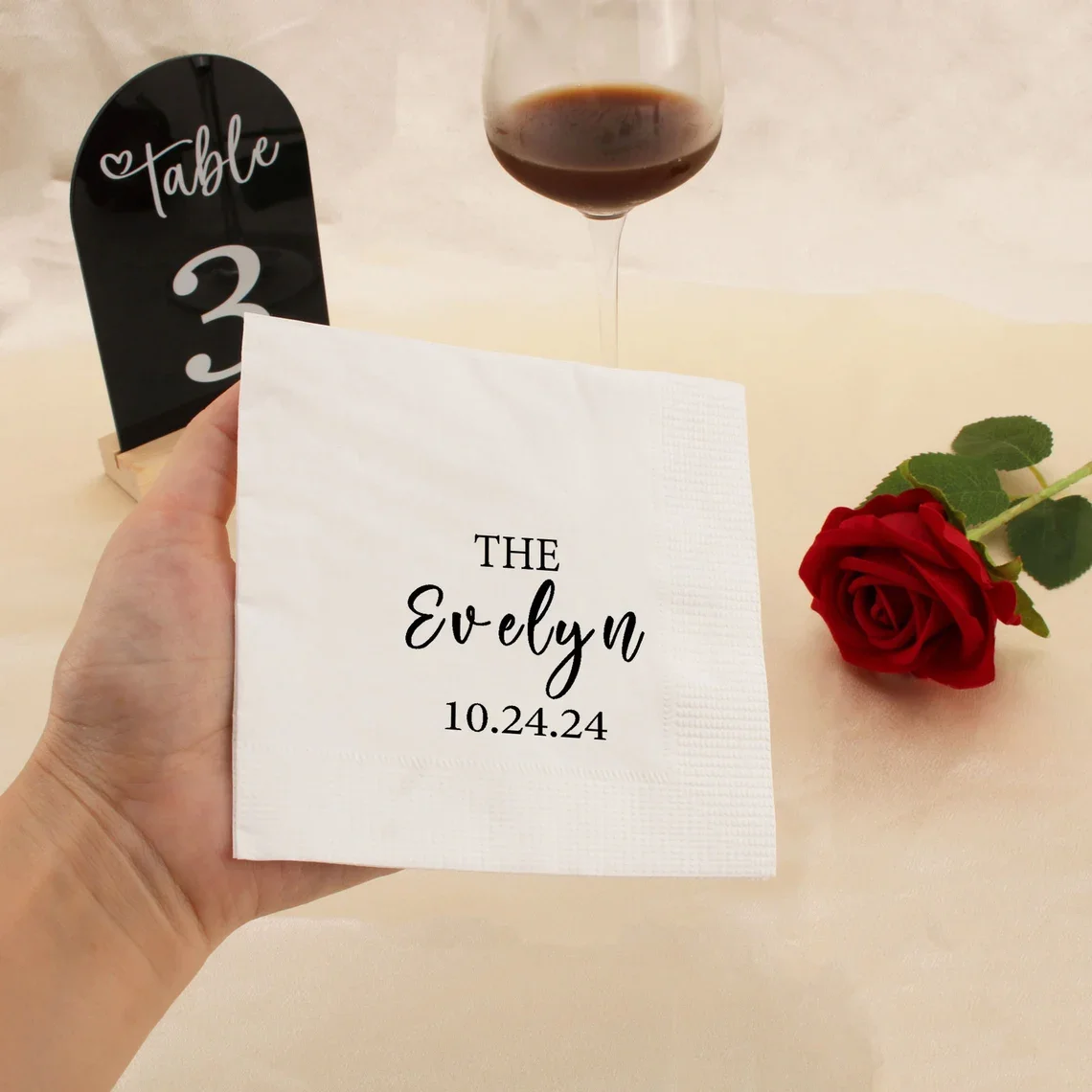 Personalized Wedding Napkins,3 Ply Cocktail Napkins,Monogram Paper Napkins,Wedding Anniversary,Engagement,Luncheon Dinner Guest
Personalized Wedding Napkins,3 Ply Cocktail Napkins,Monogram Paper Napkins,Wedding Anniversary,Engagement,Luncheon Dinner Guest