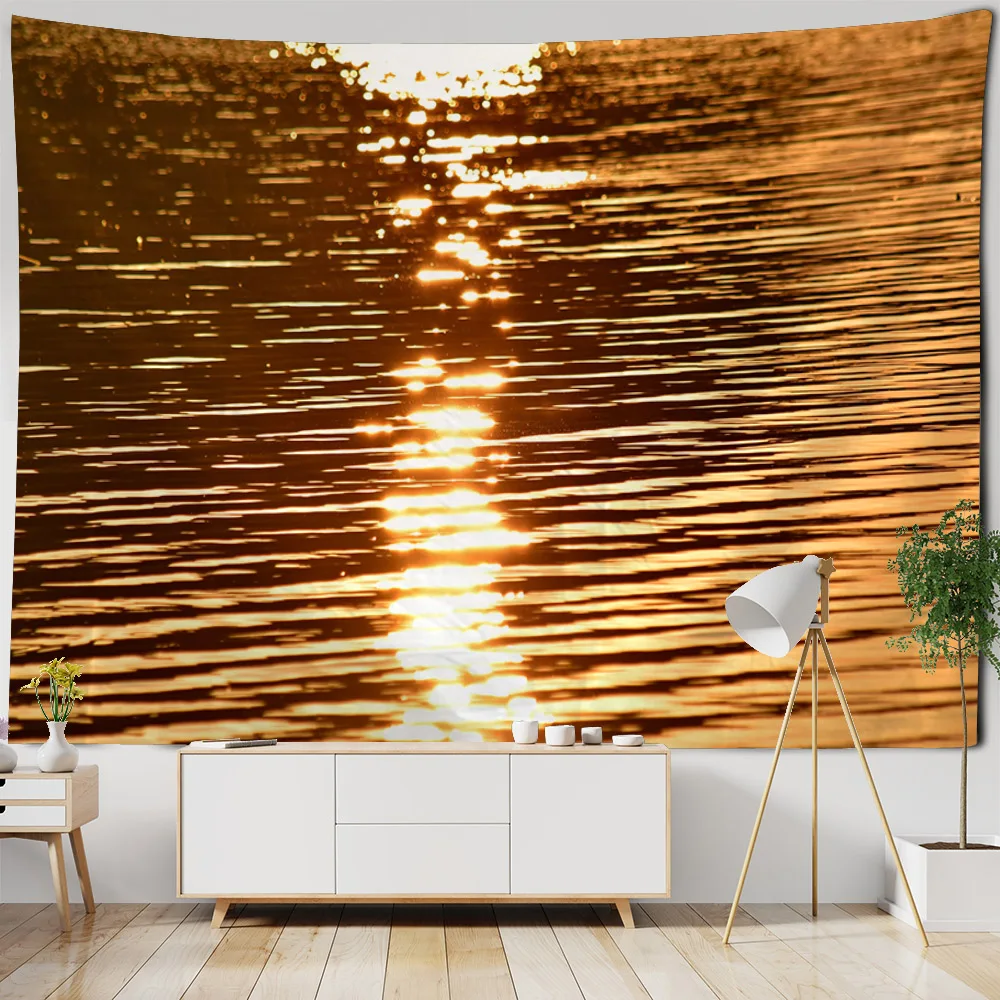 Sparkling sea tapestry, polyester fabric, home bedroom office wall decoration hanging cloth, outdoor bed sheet tablecloth
Sparkling sea tapestry, polyester fabric, home bedroom office wall decoration hanging cloth, outdoor bed sheet tablecloth