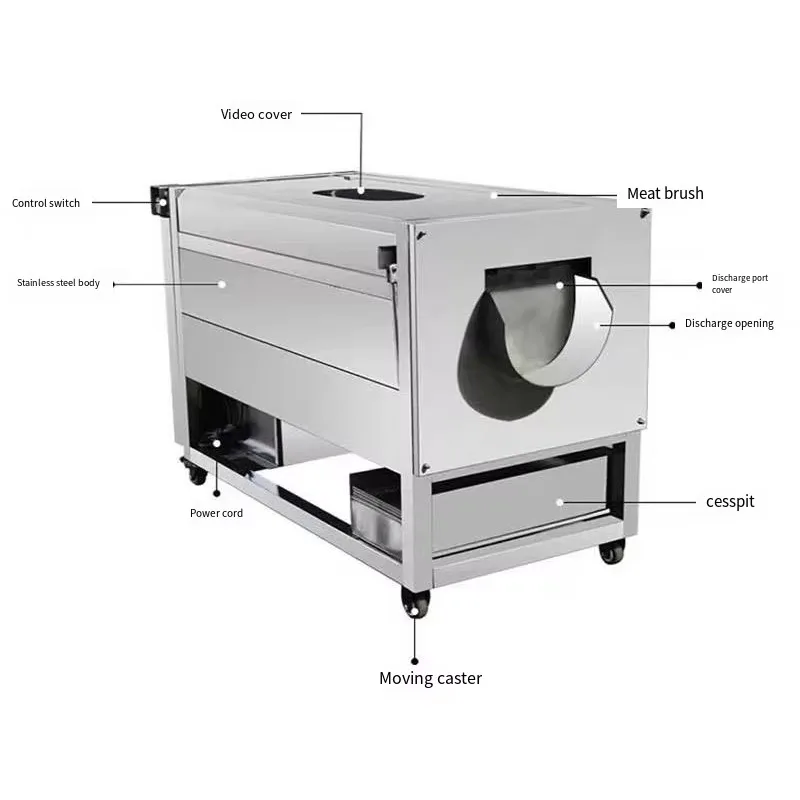 Hot Sale Fully Automatic Brush Cleaning and Peeling Machine potato peeling machine cassava peeler machine
Hot Sale Fully Automatic Brush Cleaning and Peeling Machine potato peeling machine cassava peeler machine