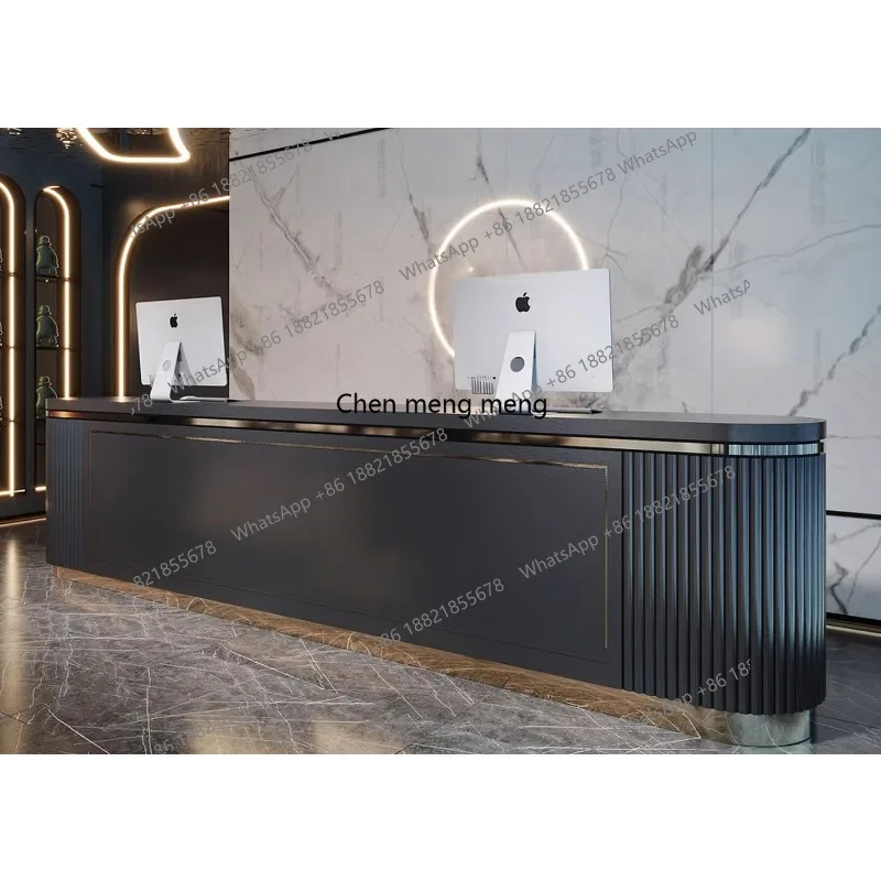 Premium retro bar hotel reception desk stainless steel, light luxury checkout page
Premium retro bar hotel reception desk stainless steel, light luxury checkout page