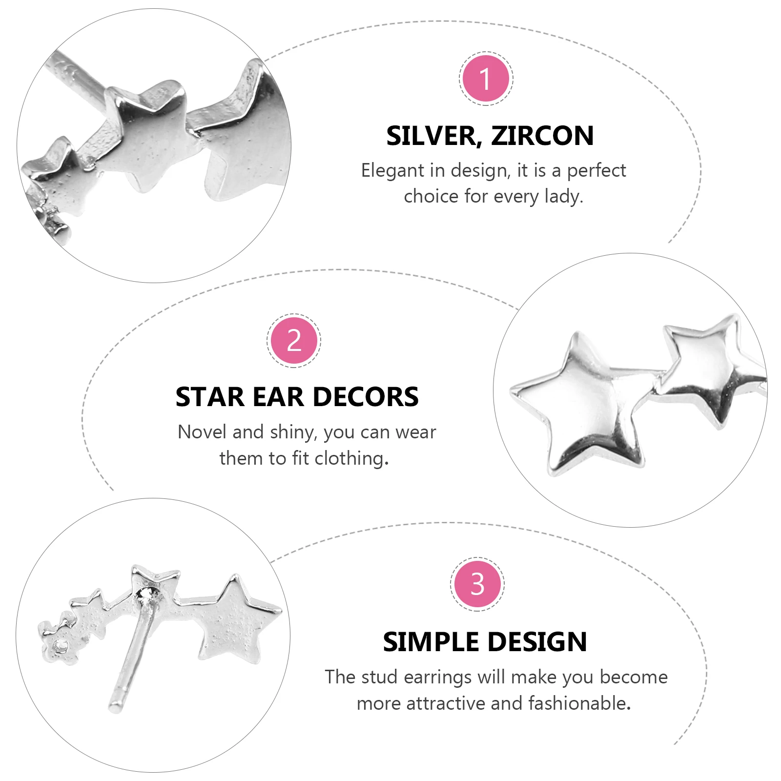 Star Earrings Jewelry Studs Sterling Silver Rhinestones Stars 925 for Women Shaped Miss
Star Earrings Jewelry Studs Sterling Silver Rhinestones Stars 925 for Women Shaped Miss