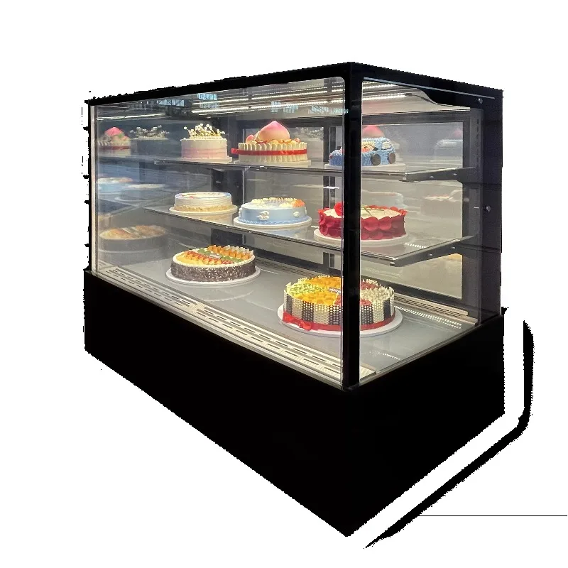 Customized Commercial Dessert Display Case Glass Door Cake Cooler Refrigerated Type Anti-Rust Café Bakery Use
Customized Commercial Dessert Display Case Glass Door Cake Cooler Refrigerated Type Anti-Rust Café Bakery Use