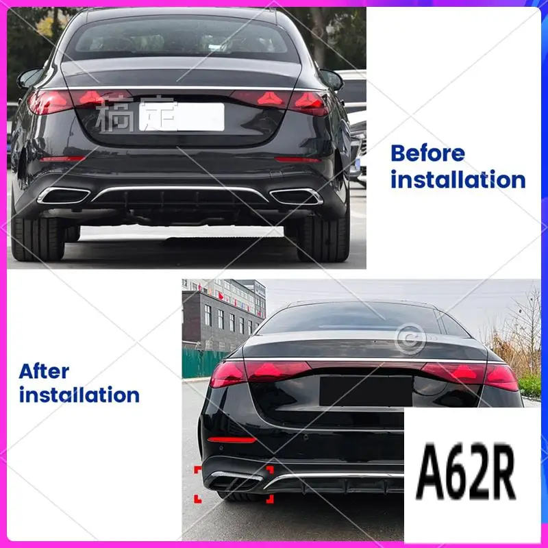 R2-Car Tail Throat Decor Frame For Mercedes-Benz E W214 2024+ Car Exhaust Pipe Trim Cover Stickers Accessories Glossy Black
R2-Car Tail Throat Decor Frame For Mercedes-Benz E W214 2024+ Car Exhaust Pipe Trim Cover Stickers Accessories Glossy Black