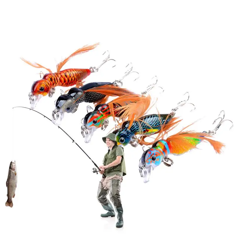 Bass Fly Fishing Lures 5PCS Fly Popper Lures Bass Fly Fishing Lures Fly Popper Lures Bass Poppers Fly Kit Artificial Flexible
Bass Fly Fishing Lures 5PCS Fly Popper Lures Bass Fly Fishing Lures Fly Popper Lures Bass Poppers Fly Kit Artificial Flexible