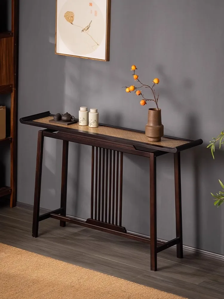 DSA new Chinese entrance table entry end view table antique simple strip case table supply against the wall narrow shelf
DSA new Chinese entrance table entry end view table antique simple strip case table supply against the wall narrow shelf