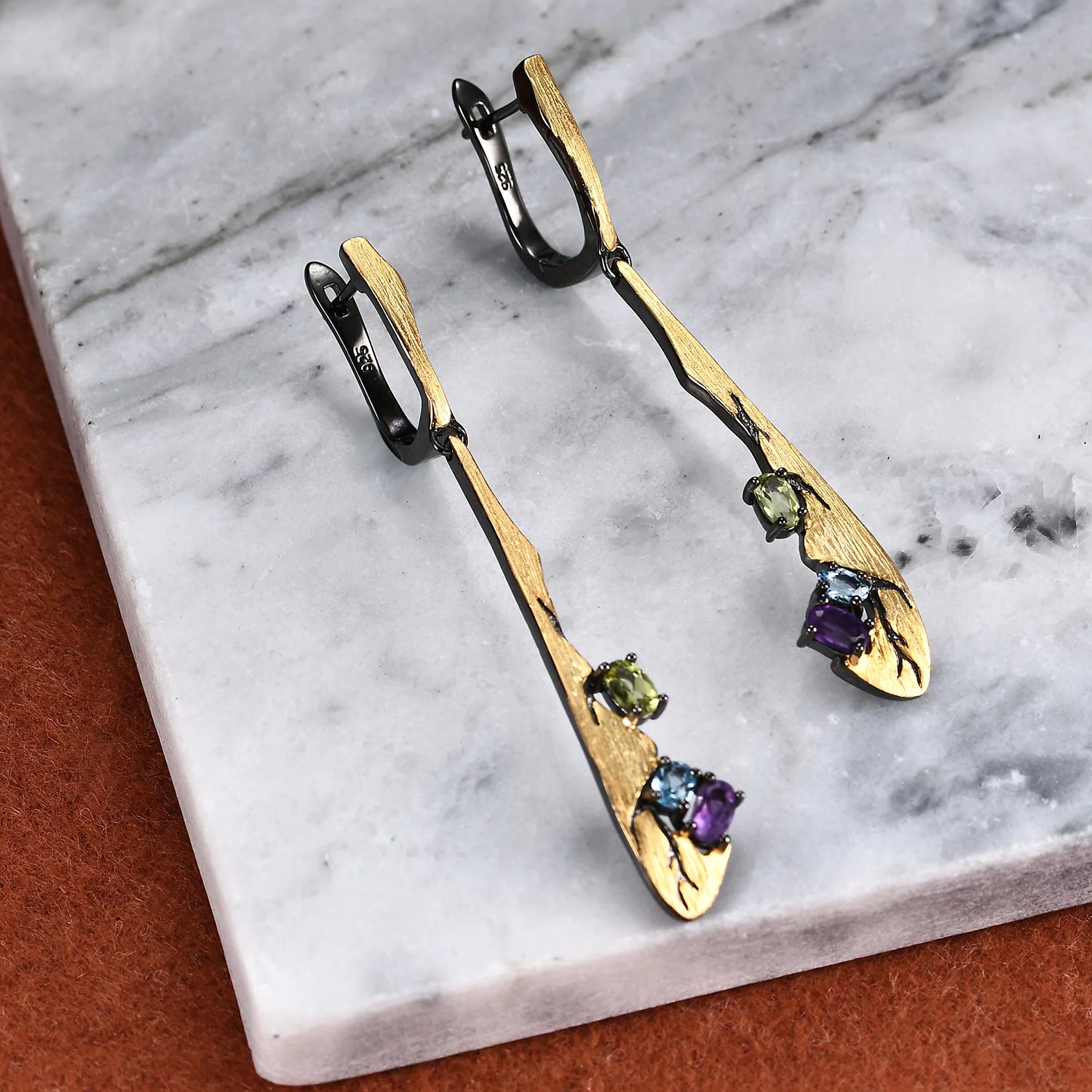 Luxury brand genuine real jewels Designer Jewelry Accessories 925 Silver Plated Gold Inlaid Natural Color Treasure Earrings high
Luxury brand genuine real jewels Designer Jewelry Accessories 925 Silver Plated Gold Inlaid Natural Color Treasure Earrings high