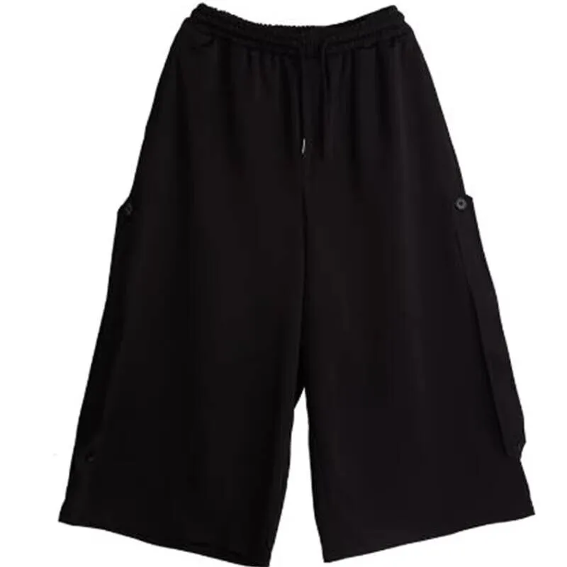 Baggy Casual Fashion Men's Wear Pants Pants Summer Wide-Leg Pants Men's Shorts Hip-Hop Black Yamamoto Trend
Baggy Casual Fashion Men's Wear Pants Pants Summer Wide-Leg Pants Men's Shorts Hip-Hop Black Yamamoto Trend