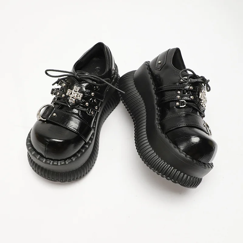 Women's 2025 New Y2k Subculture Muffin Mary Jane Dark Japanese Big Head Platform Small Leather Shoes
Women's 2025 New Y2k Subculture Muffin Mary Jane Dark Japanese Big Head Platform Small Leather Shoes