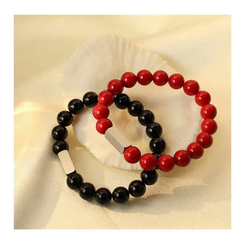 Support Personalized Lettering Stainless Steel Volcanic Stone Beaded Bracelet, Matte Bead Turquoise Couple Gift Bead Bracelet
Support Personalized Lettering Stainless Steel Volcanic Stone Beaded Bracelet, Matte Bead Turquoise Couple Gift Bead Bracelet