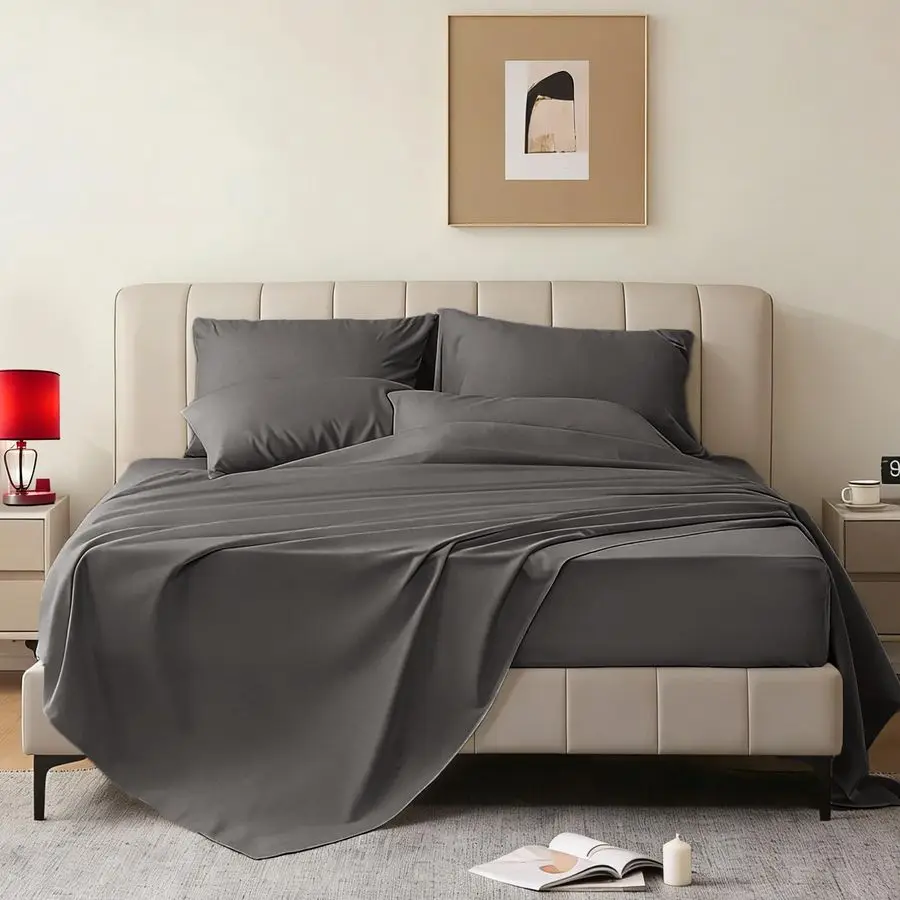 Комплект постельного белья Queen Size из 6 предметов: дышащий и охлаждающий, роскошный гостиничный набор, мягкий и комфортный, полностью эластичный.
Комплект постельного белья Queen Size из 6 предметов: дышащий и охлаждающий, роскошный гостиничный набор, мягкий и комфортный, полностью эластичный.