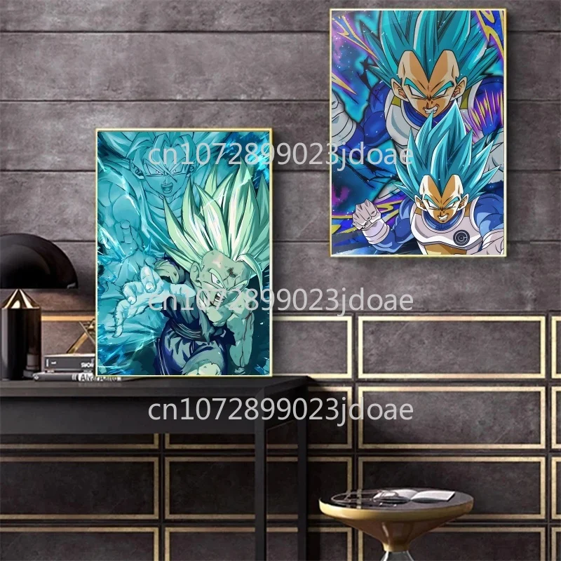 Anime Dragon Ball, Super Saiyan, Broly, Goku, Vegeta. Poster Print Canvas Painting Retro Room Home Wall Art Decoration Painting
Anime Dragon Ball, Super Saiyan, Broly, Goku, Vegeta. Poster Print Canvas Painting Retro Room Home Wall Art Decoration Painting