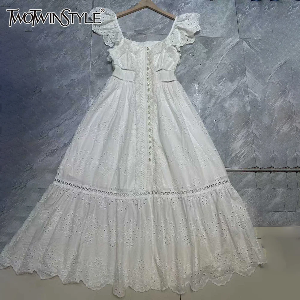 TWOTWINSTYLE Корейские свободные однотонные платья для женщин с квадратным воротником, без рукавов, с бусинами, летнее милое платье, новинка KDR559347
TWOTWINSTYLE Корейские свободные однотонные платья для женщин с квадратным воротником, без рукавов, с бусинами, летнее милое платье, новинка KDR559347