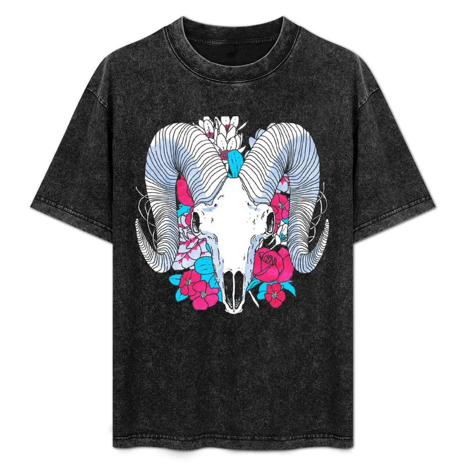 Flower Skull T-Shirt Work Wear Simple Tee Shirt
Flower Skull T-Shirt Work Wear Simple Tee Shirt