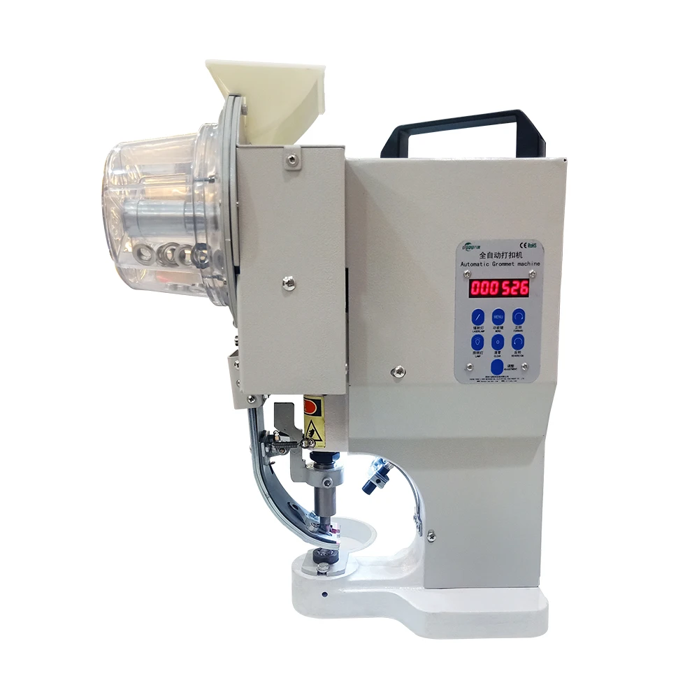Tina LD750A Electric Automatic Grommet Machine/ Eyelet Machine/ Hole Puncher 5mm 6mm 8mm 10mm 12mm
Tina LD750A Electric Automatic Grommet Machine/ Eyelet Machine/ Hole Puncher 5mm 6mm 8mm 10mm 12mm