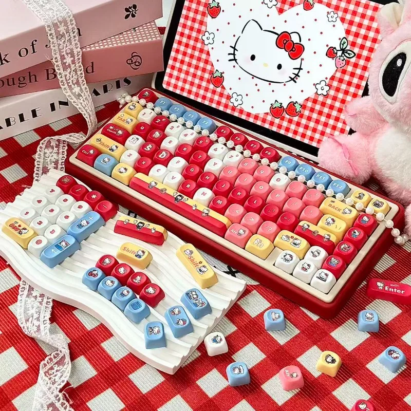 Sanrio Hello Kitty Topic MOA Keycaps Cute Cartoon Pink Personality Girls PBT Hot Sublime Good Looks Machinery Keyboard Cap 2026
Sanrio Hello Kitty Topic MOA Keycaps Cute Cartoon Pink Personality Girls PBT Hot Sublime Good Looks Machinery Keyboard Cap 2026