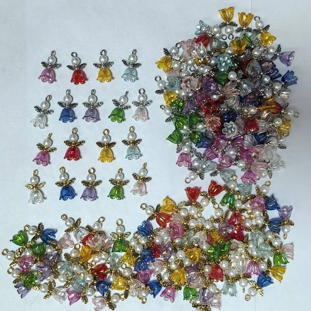 180Pcs Acrylic Alloy Pendants with Iron Findings Imitated Pearl Angel Mixed Color 21mm Hole: 2.3mm
180Pcs Acrylic Alloy Pendants with Iron Findings Imitated Pearl Angel Mixed Color 21mm Hole: 2.3mm