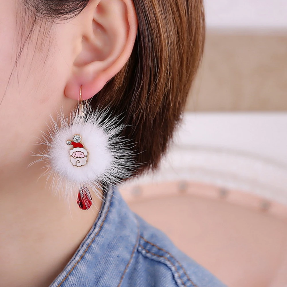 2 Pairs Santa Claus Earrings Innovative Ball Christmas Gift for Friends and Family Dangle Festival Jewelry Decoration
2 Pairs Santa Claus Earrings Innovative Ball Christmas Gift for Friends and Family Dangle Festival Jewelry Decoration