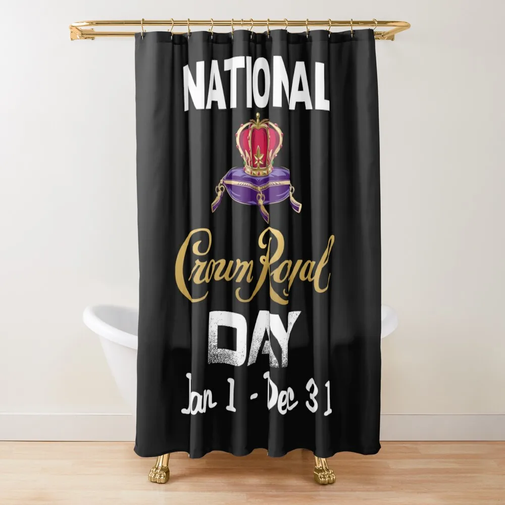 National Crown Royal day Jan 1 Dec 31 crown shirt Shower Curtain For Shower Shower Bath Curtain
National Crown Royal day Jan 1 Dec 31 crown shirt Shower Curtain For Shower Shower Bath Curtain