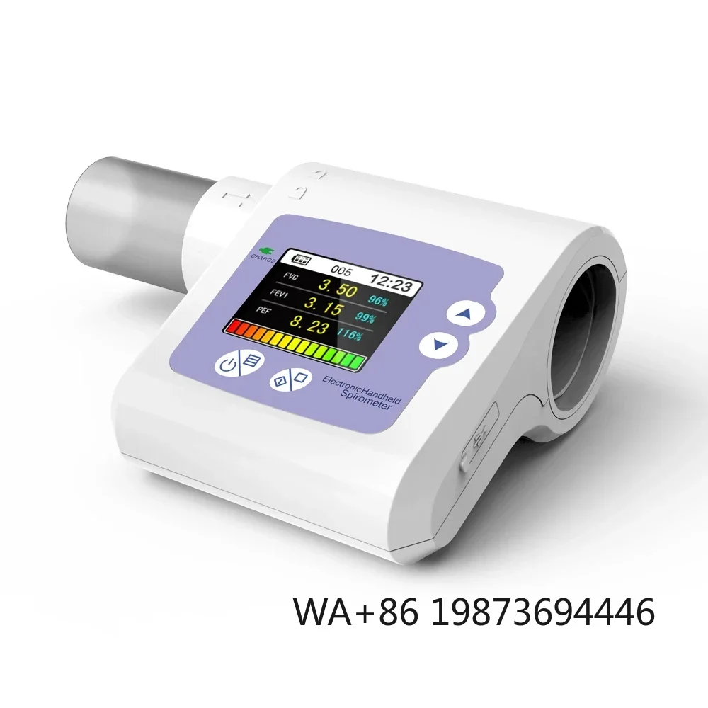 SP10 1.8 Inch Color LED Handheld Spirometer Lung Function Tester
SP10 1.8 Inch Color LED Handheld Spirometer Lung Function Tester